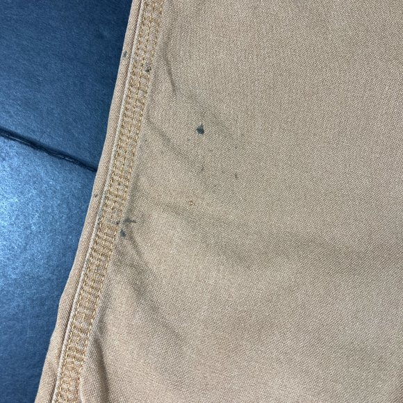 Carhartt Jeans 38x30 Brown Faded Dungaree Fit Carpenter Workwear Denim Tag 38x30 - Picture 3 of 16